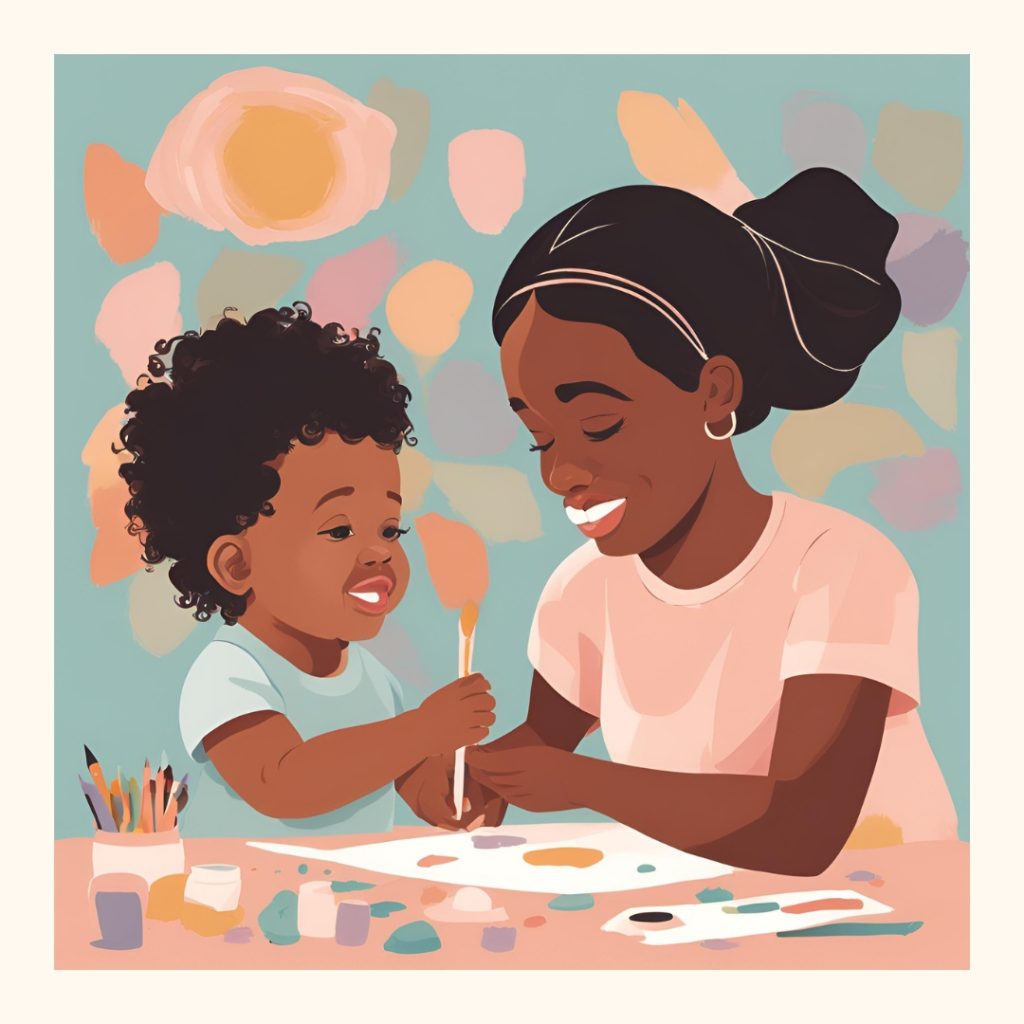 The Benefits of Art for Mother and Child